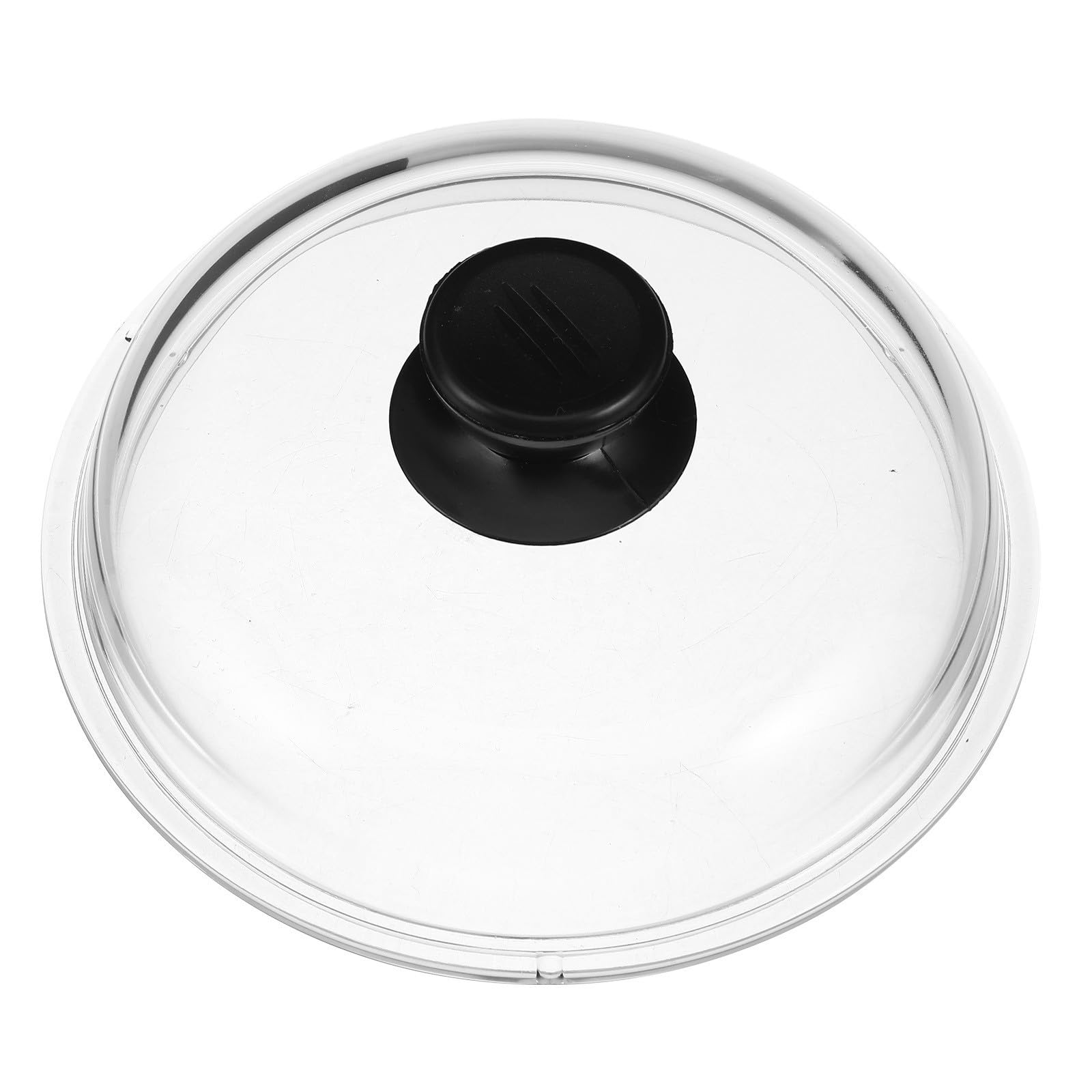 GALPADA Coperchio in Vetro Temperato Rotondo da 24 Cm con Manico Anti Scottatura Resistente alle Alte Temperature per Pentole e Cuociriso