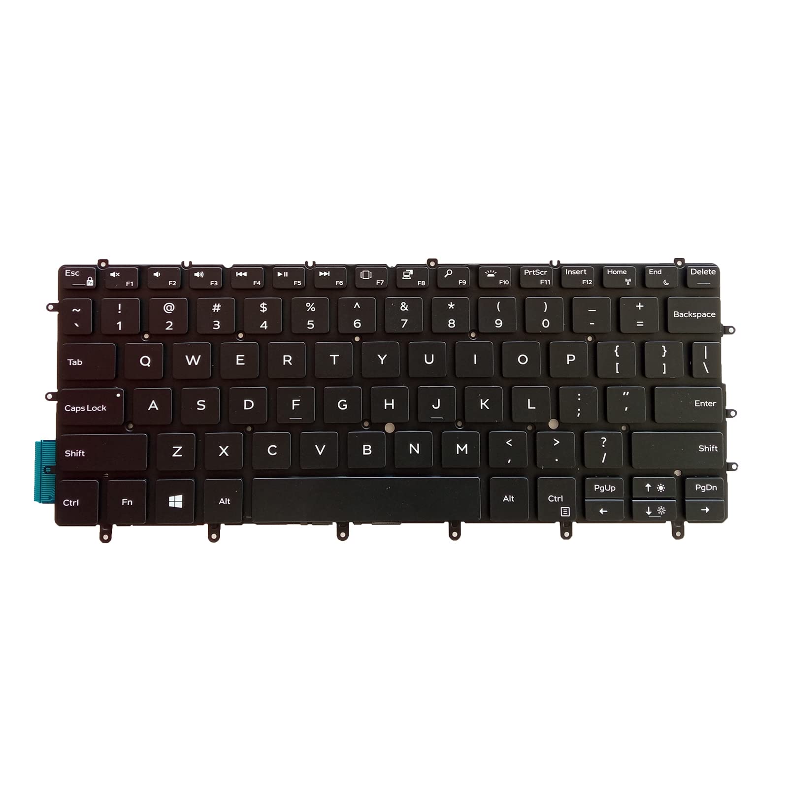 Clavier AZERTY Allemand ? Dell 9300 P/N OF5837/J197 - Authentique, état D'occasion