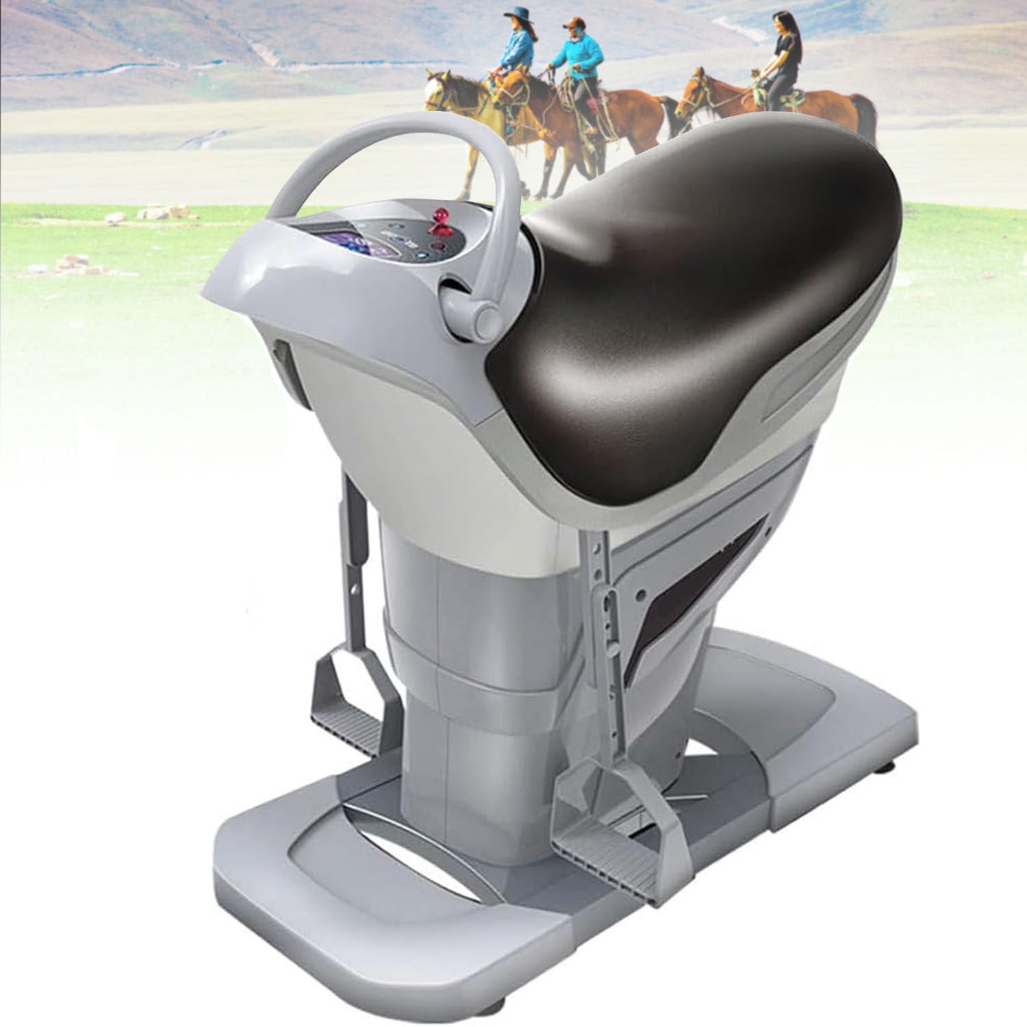 Elektrischer Reitsimulator mit LCD-Display für Zuhause, Fitnessstudio, Bauch-Fitnessübung