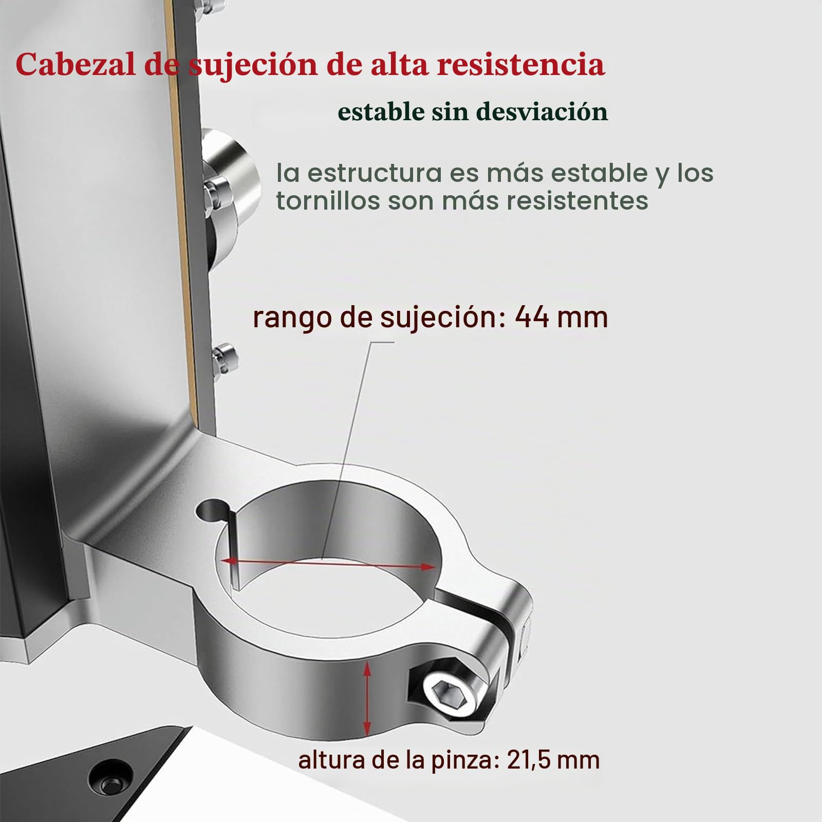 Soporte Para Taladro De Mano, Banco De Trabajo Para Taladro De Sobremesa, Soporte De Punzón Ajustable, Herramienta De Reparación Con Base De Aleación De Aluminio, Perforación, Rectificado Y Corte