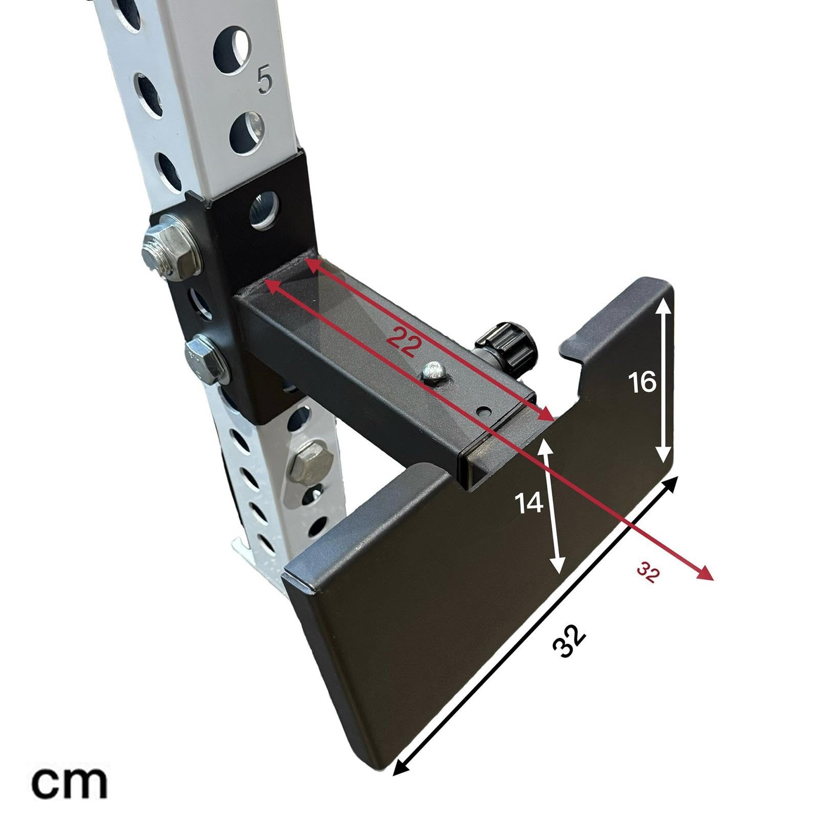 DYK&NX Soporte de Jaula de Potencia para piernas, Accesorios de Jaula de Potencia Resistentes(26mm Hole)