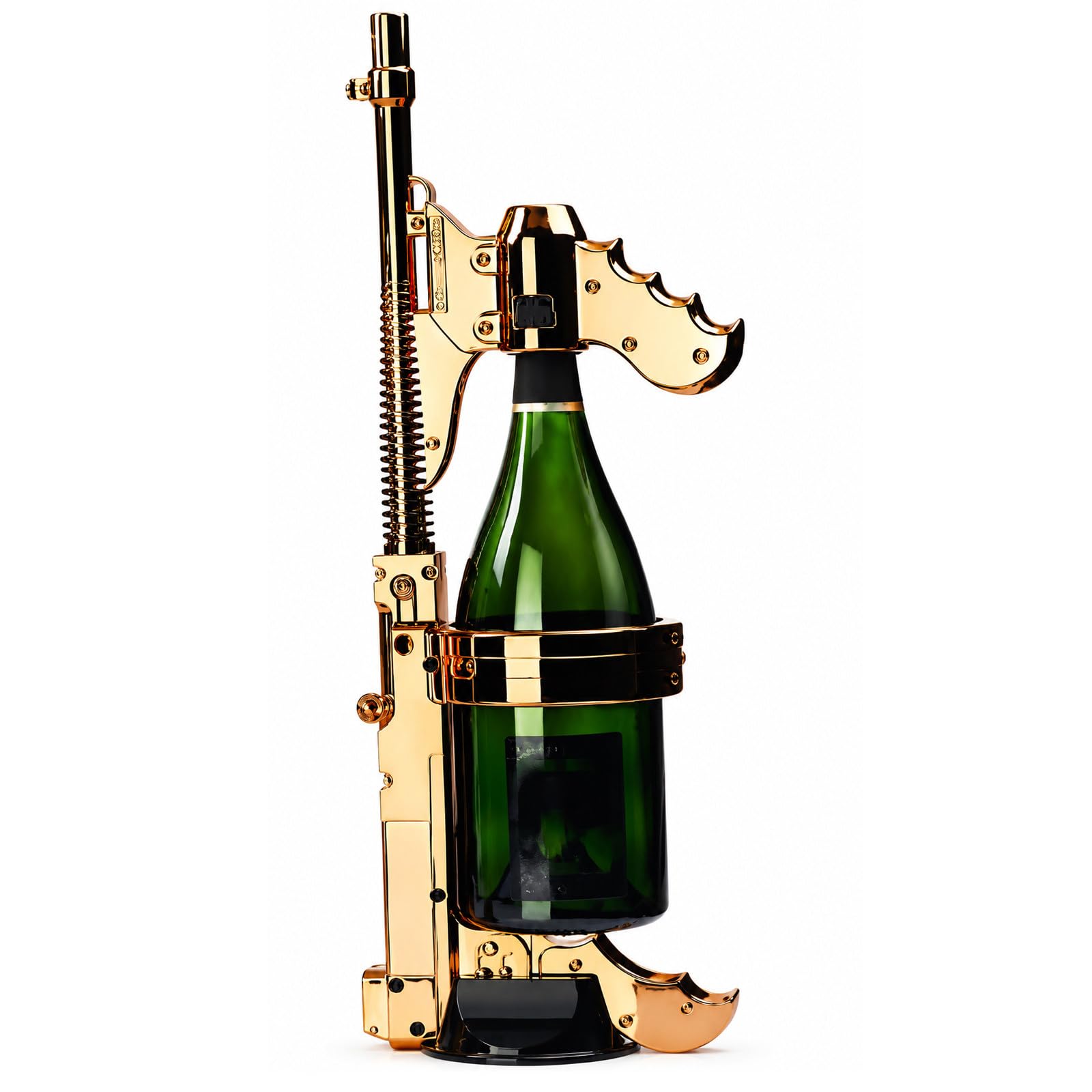 Bouchon de vin multifonction avec éjecteur pour bouteille de champagne gold
