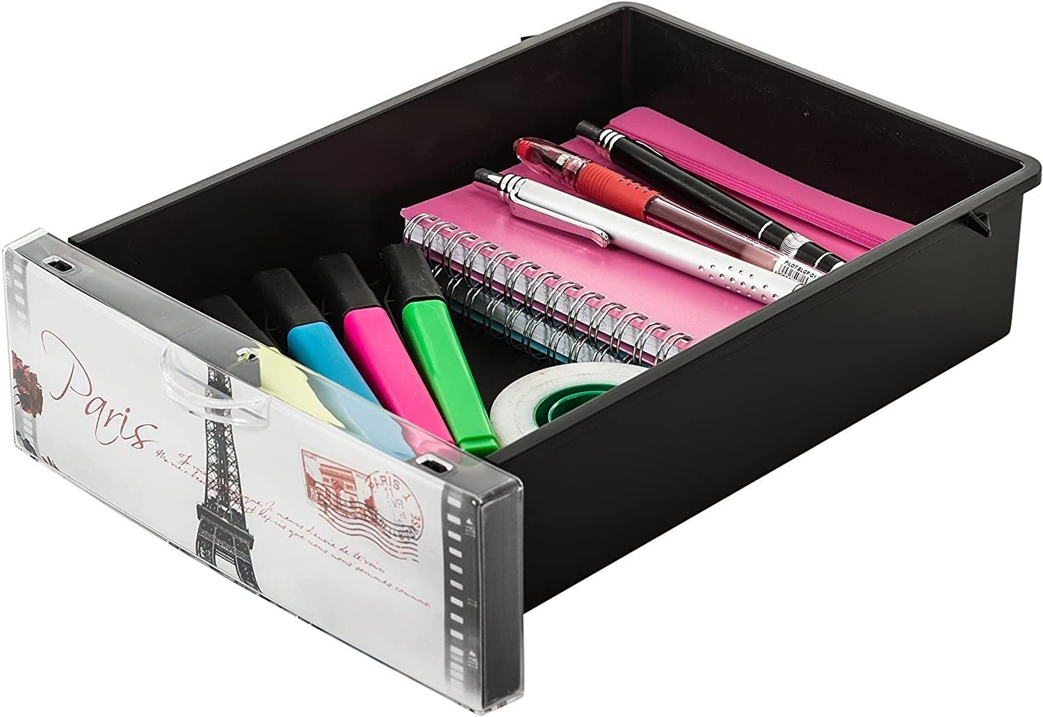 Iris Ohyama, Torre di stoccaggio, 3 cassetti da 2 L, maniglie ergonomiche, soggiorno, camera da letto, ufficio - Style Chest SCF-A5 - Parigi