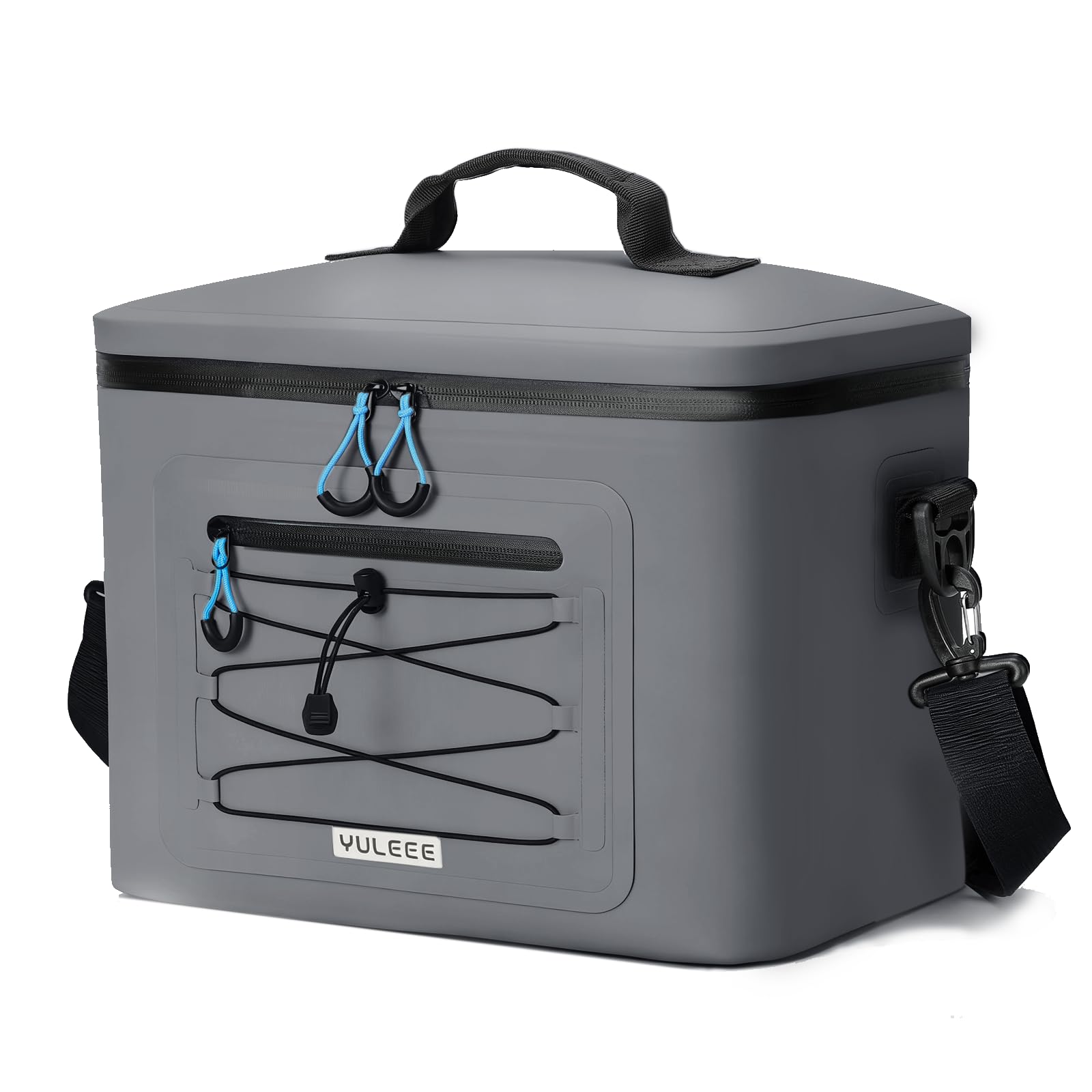 YULEEE 20L Large Cooler Bag - Multi-Functional Picnic Lunch Bag for Men & Women,Waterproof Leakproof Perfect for Beach,Family,BBQ, Camping,Travel,and Outdoor Activities, Grey — image 1