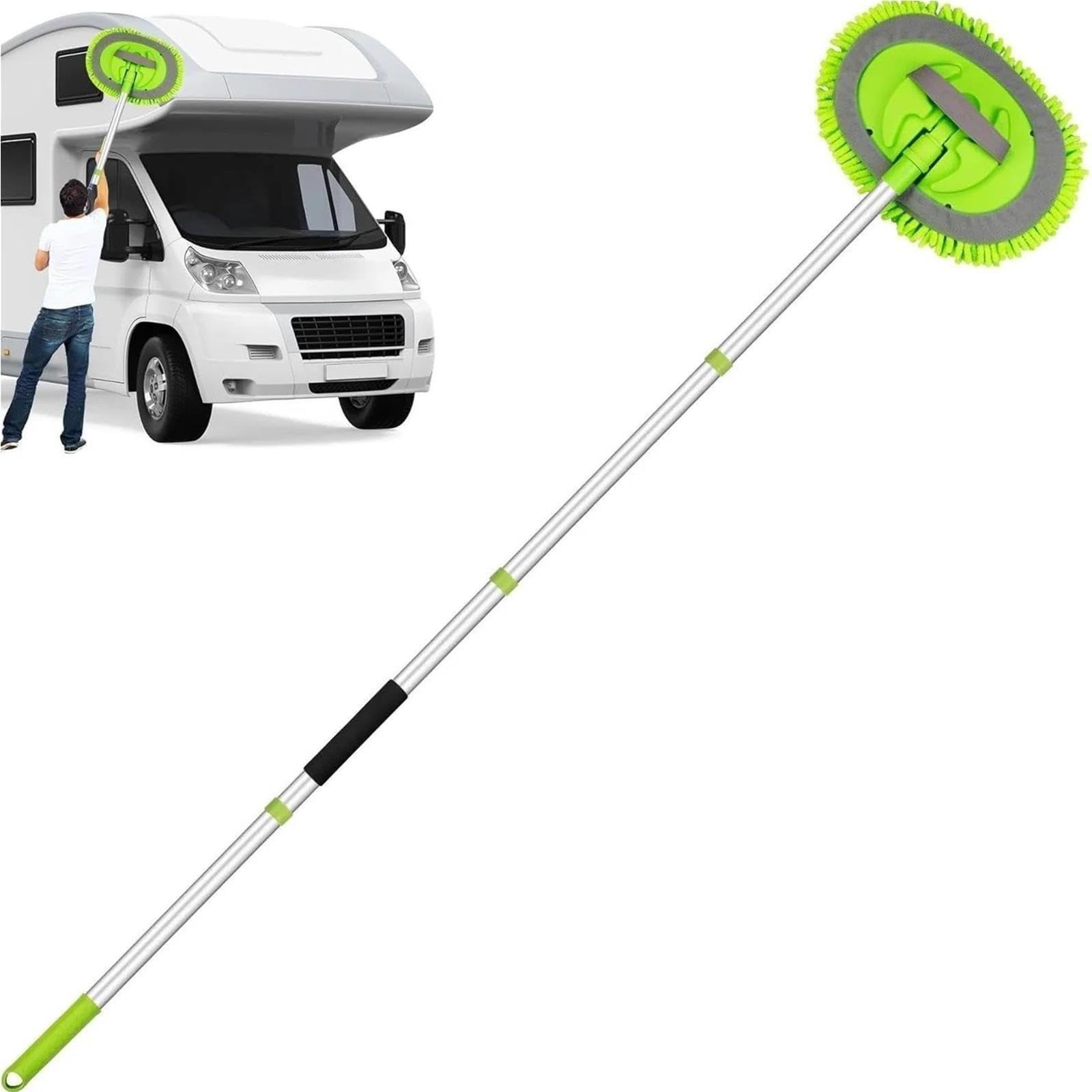 Spazzola Lavaggio Auto Mocio for autolavaggio in ciniglia Verde