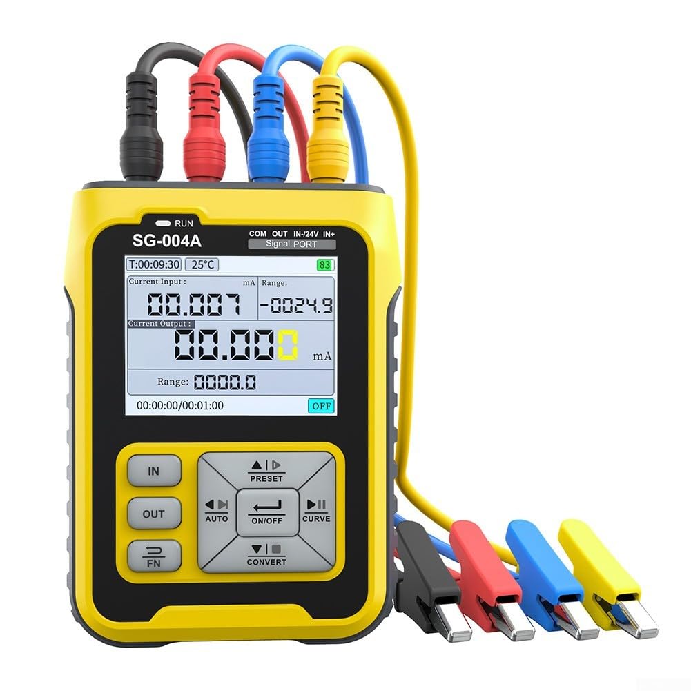 Calibratore tenuto in mano del generatore di segnale SG004A, uscita 420MA, opzioni di conversione del segnale e aggiornamento del firmware di USB