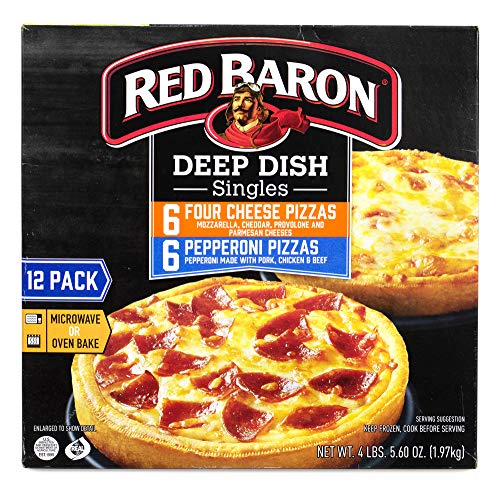 Red Baron Singles Deep Dish Pizza Variety Pack 12 Ct Buy Online In Morocco At Desertcart Ma Productid 102161430
