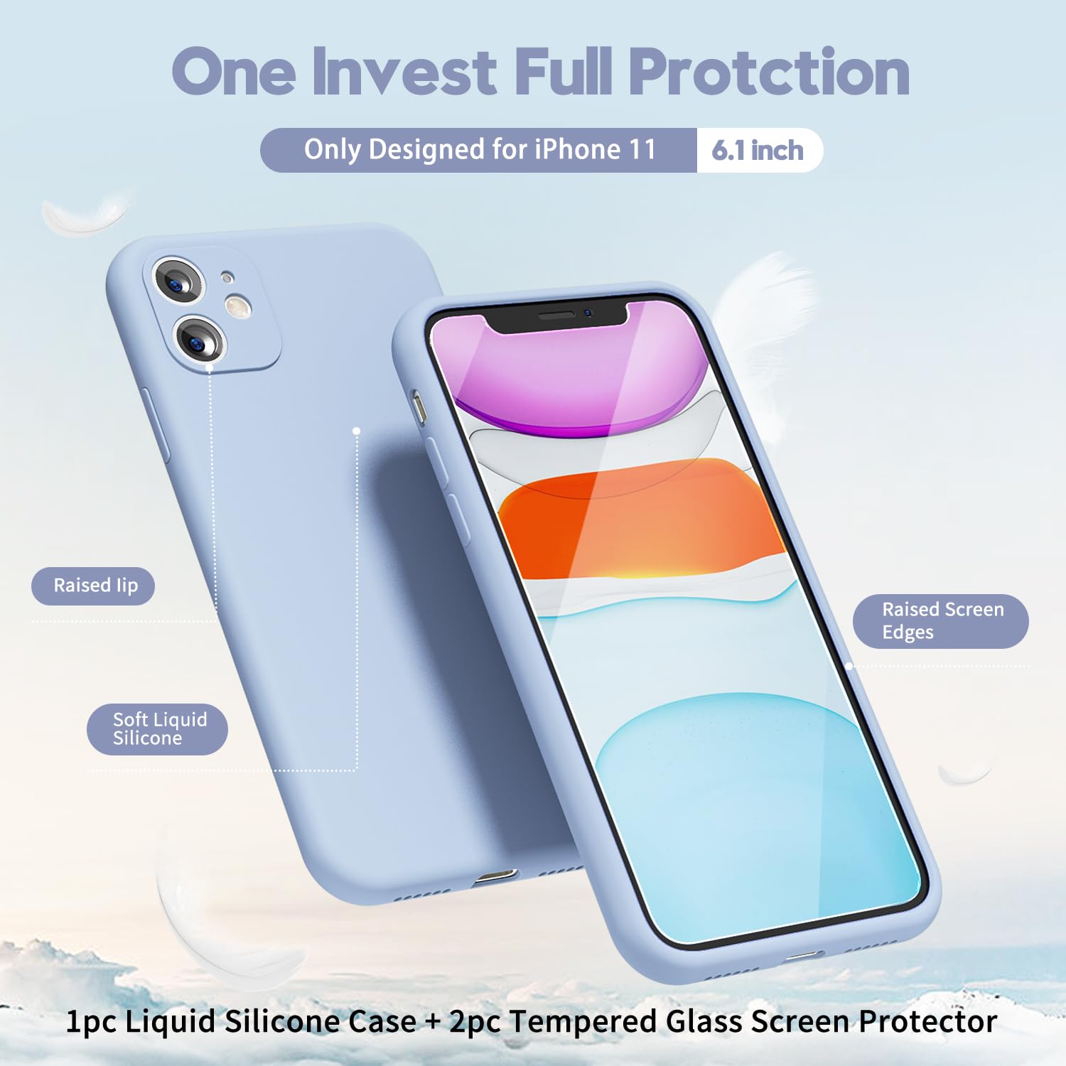 oakxco for iPhone 16 Pro Max Case Liquid Silicone, Soft Rubber Gel Elegant Aesthetic Basic Simple Cover, Cute Thin Slim TPU Matte Solid Color Plain Smooth Case for Women Girl, Light Pink — view 177