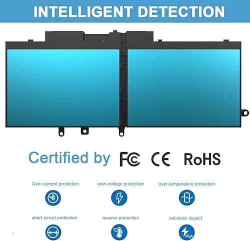 Miniatura 6 de BND GJKNX - Batería de repuesto para Dell Latitude 5480 5580 5280 5288 5488 5590 5591 5490 5491 5495 E5480 E5580 E5490 E5590 Precision 15 3520 3