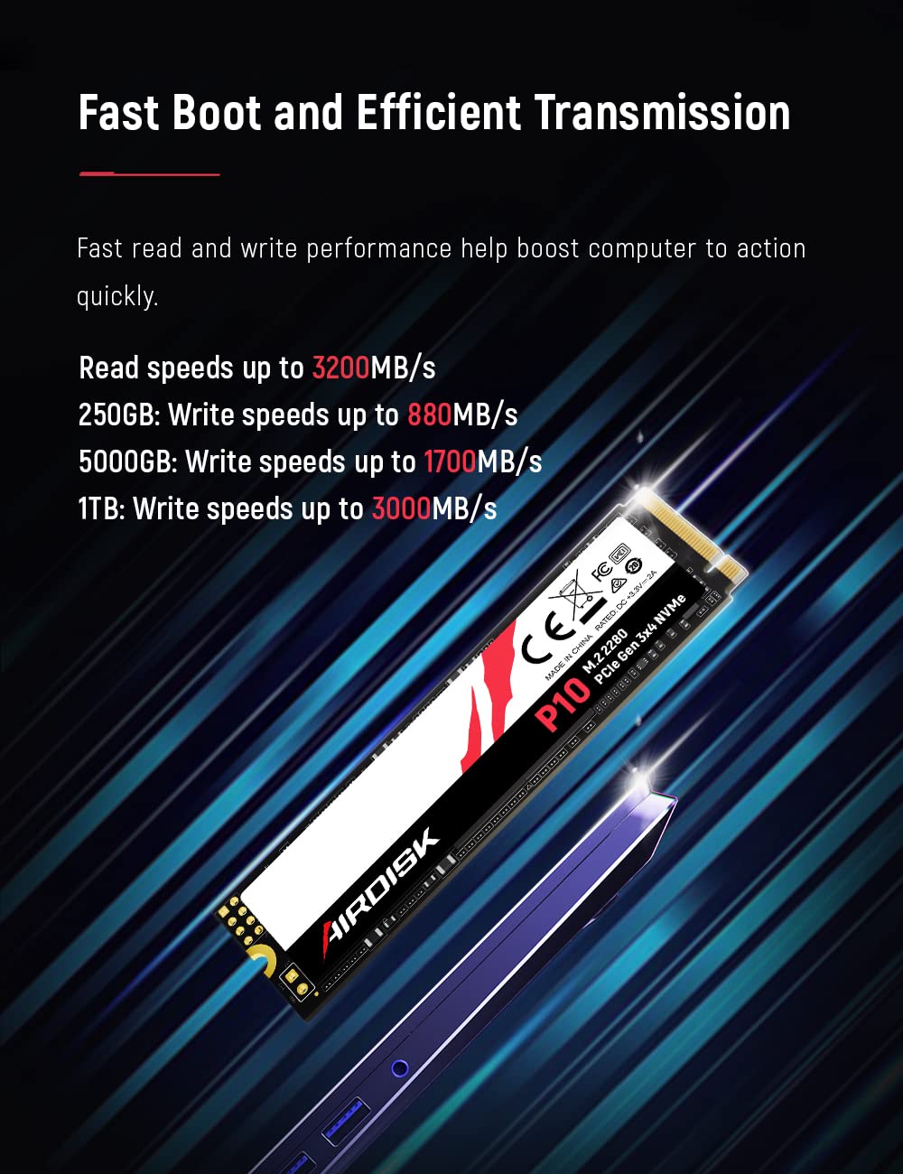 Airdisk 512GB SSD 新品 Amazon | AirDisk (エアディスク) 500GB SSD M.2 2280 PCIe 3.0 Gen3x4