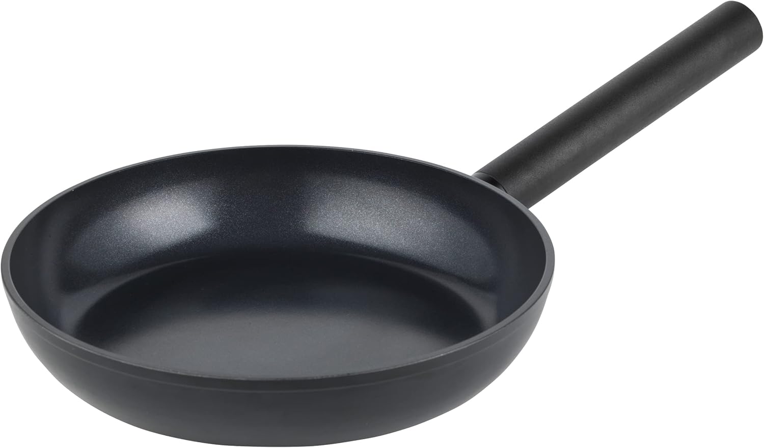 211124.02 Recycled Aluminium Frying Pan, Non-Stick Induction Hob Suitable Small Pan, Ceramic Coating, Strong and Durable, Deep Rounded Sides for Less Mess, 24 cm, Black (24cm) Thumbnail