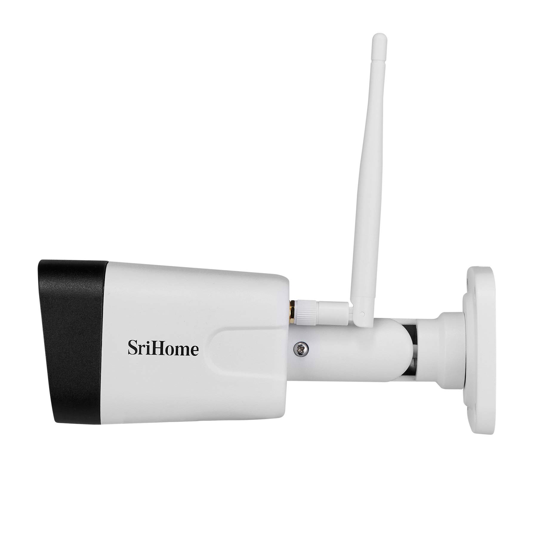 Telecamera di Sorveglianza 5MP WiFi SriHome SH035-S, Videocamera Esterno,Sicurezza con Visione Notturna a colori IP66 Impermeabile Rilevazione Movimento 2 Vie Audio APP Gratuita Wifi 5ghz e 2ghz