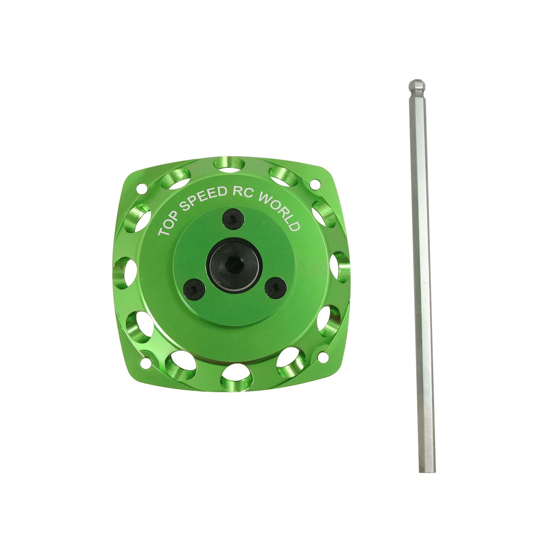 smTSRC CNC Aluminium RC Electric Rotor Starter for 23-30.5CC Engines 1/5 HPI Rovan BAJA LOSI RC Car Parts (Green)