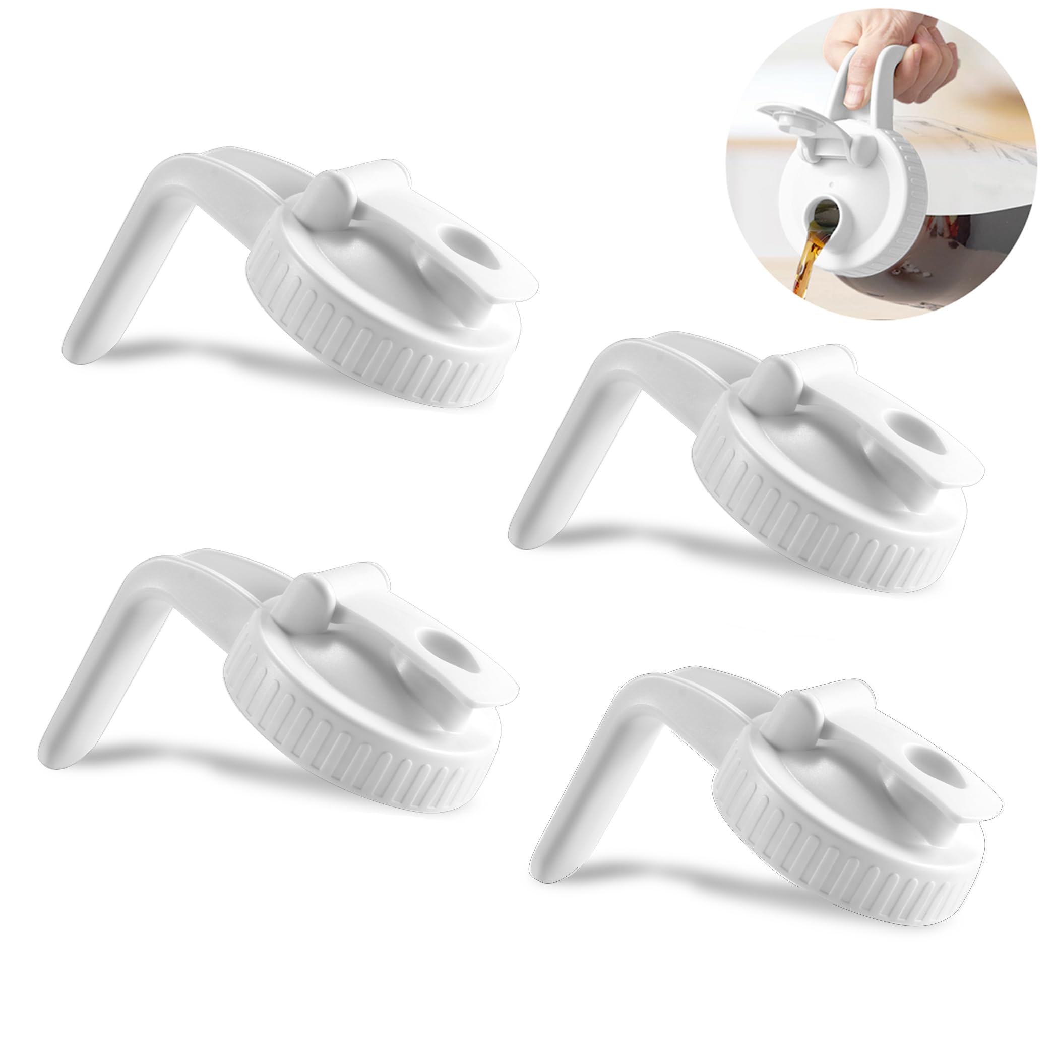 Mason Jar Lids - Wide Mouth with Handle -8