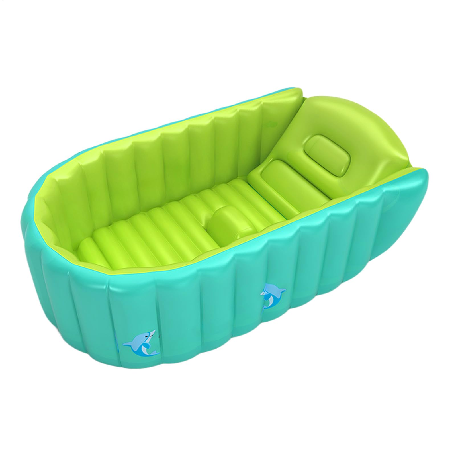 Vasca da bagno gonfiabile, vasca da bagno da viaggio per gonfiabile | Protezione per la colonna vertebrale, poggiatesta ergonomico scanalato, articolo per bambini da 0 a 5 anni