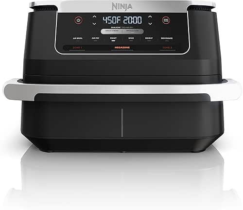Ninja Foodi 6-in-1 DualZone FlexBasket Air Fryer w/7-QT MegaZone &