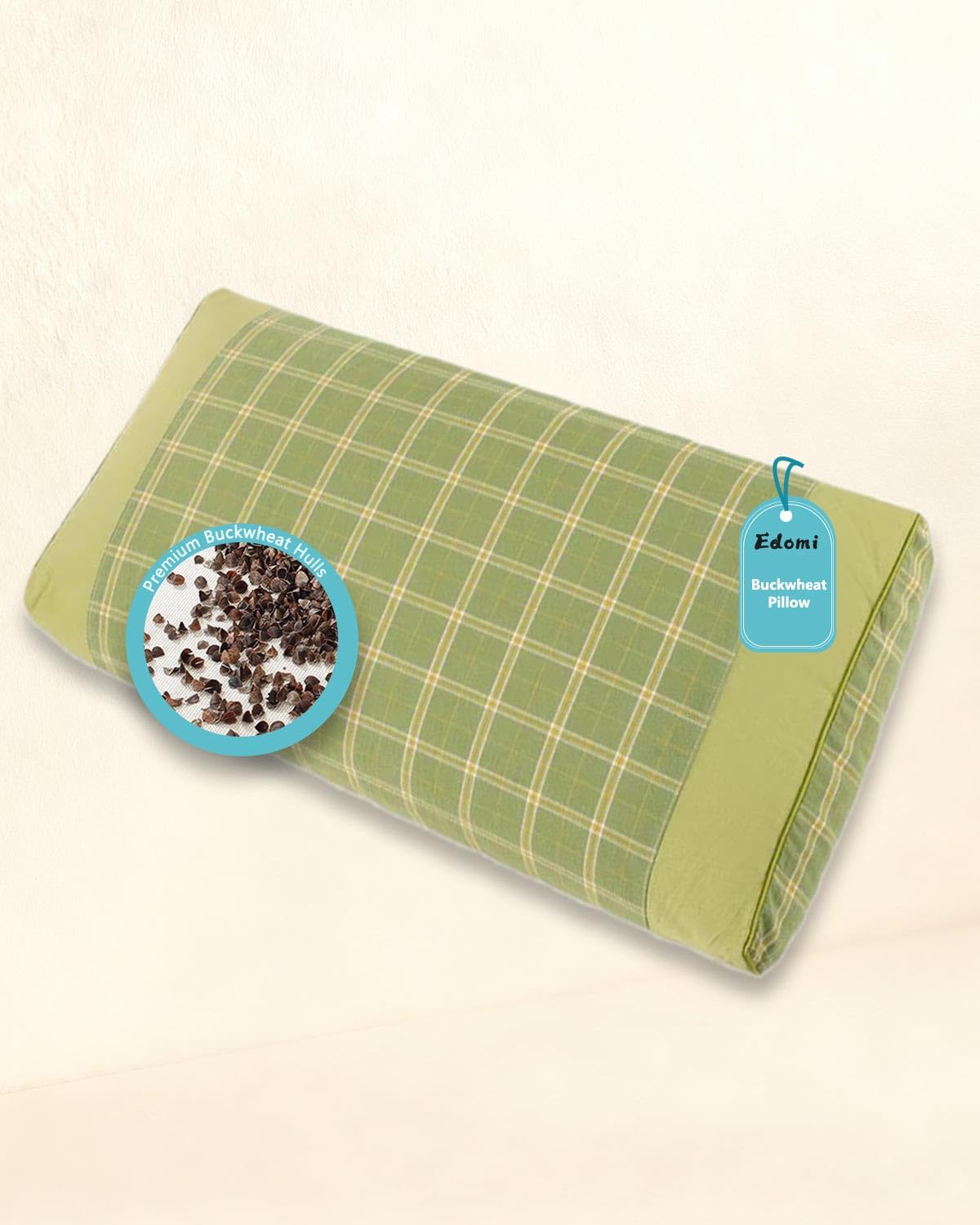 Edomi Cube Buckwheat Pillow
