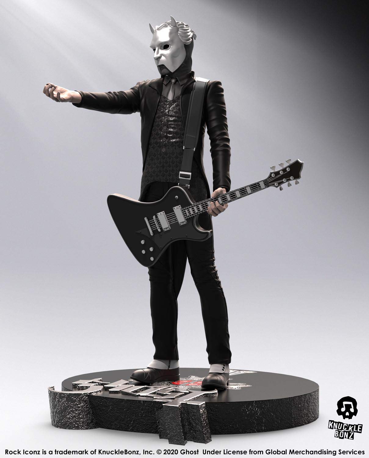 Knucklebonz Ghost statuette Rock Iconz Nameless Ghoul (Black