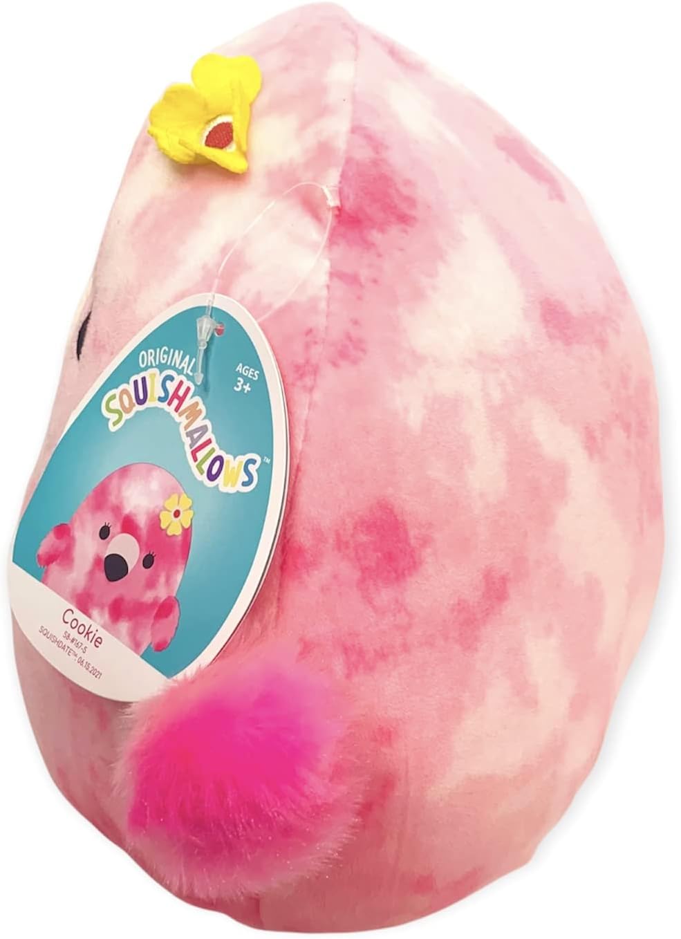 Squishmallows Official Kellytoy Plush 8 Inch Squishy Soft Plush Toy Animals (Cookie Tye Dye Flamingo), Tie-dye (Cookie), 8 inches - Image 5