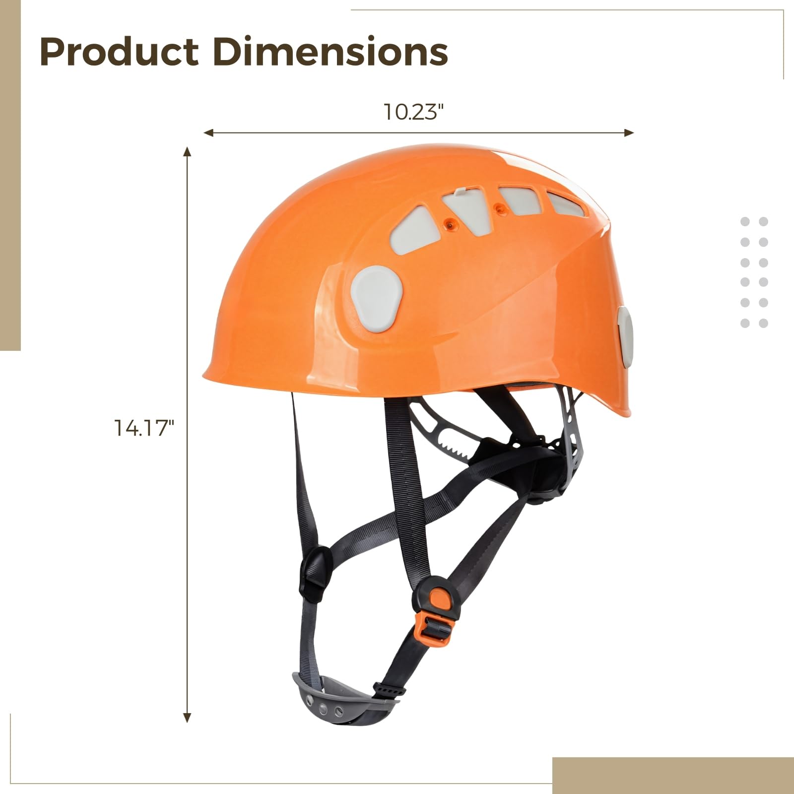 ABS+PC-Bau-Kletterhelm für Outdoor-Abenteuer, verstellbar und leicht, perfekt für Bergsteigen und Höhlenforschung