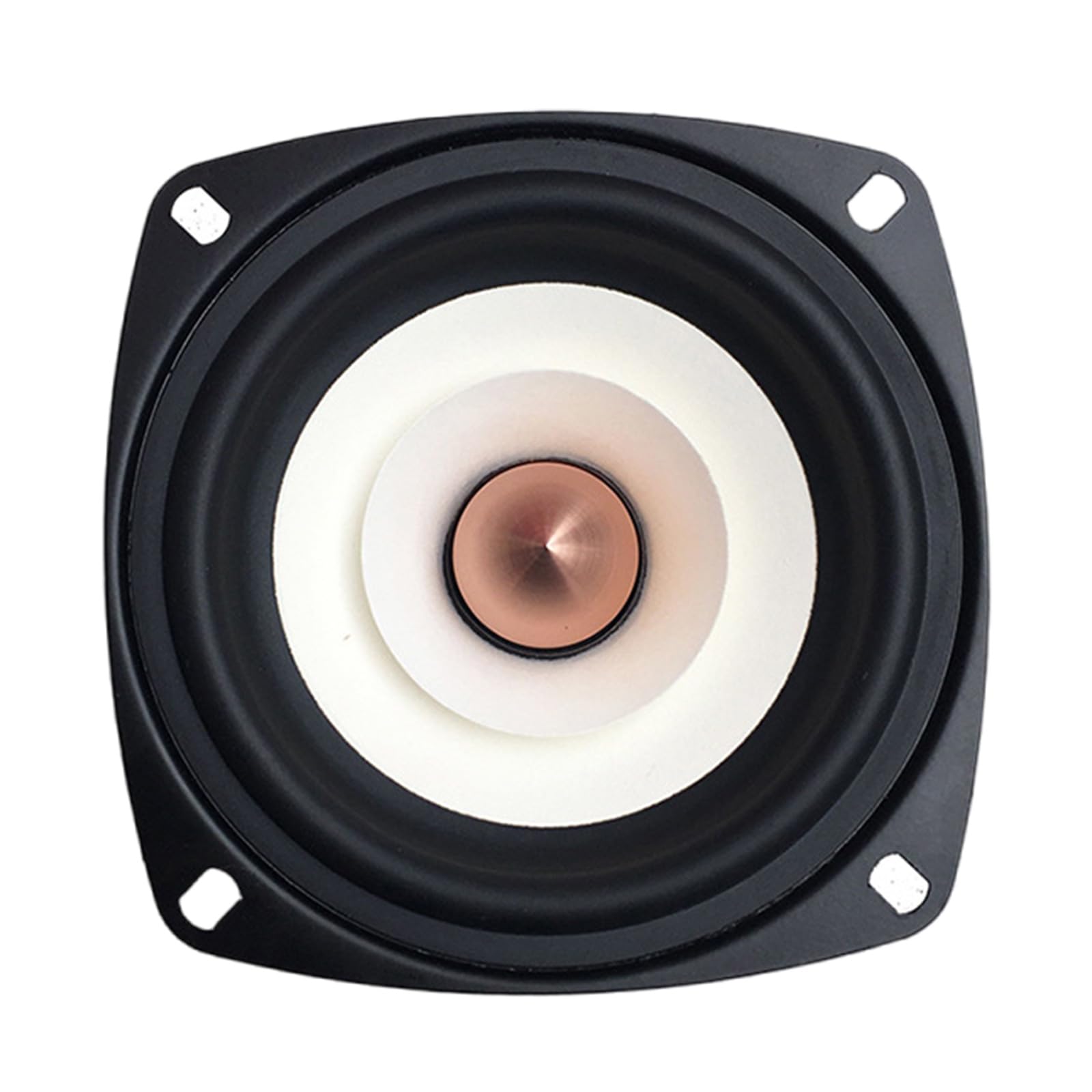 Haltbarkeit 4-Zoll Aluminium Tieftöner mit stilvollem Design für hervorragenden Klang, Verschiedene Musikanwendungen, geringe Verzerrungen, Aluminium Tieftöner