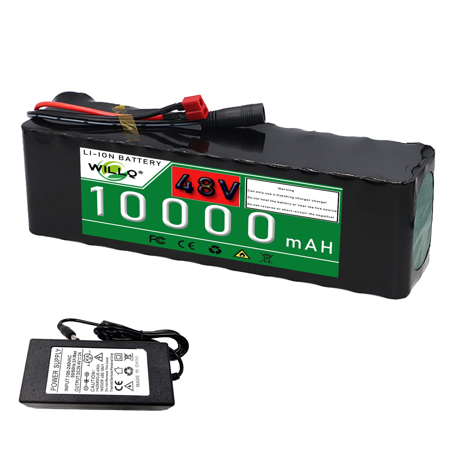 Amazon.co.jp: 48V 10Ah 7.5Ah リチウム電池 10000mAh 7500mAh E-Bike