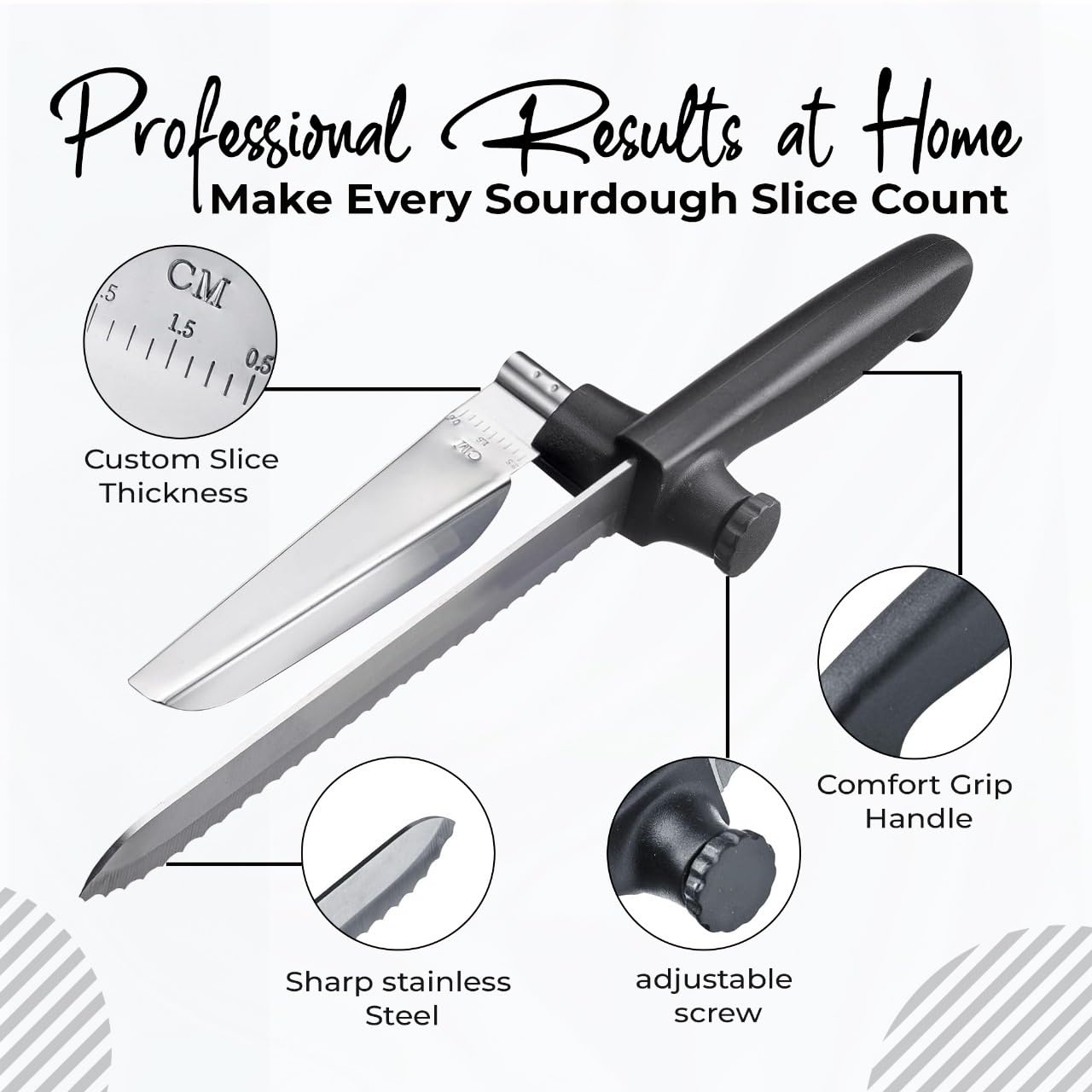 AccuStation Bread Slicer - Slice Like a Pro -2