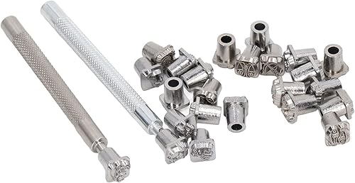 Miniatura 7 de 24 herramientas de estampado de cuero, 12 unidades de diferentes formas de animales para manualidades, grabado de cuero