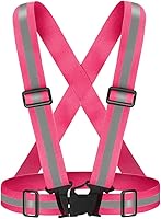 Vista 18 de High Visibility Reflective Vest Safety Vest Running Reflective Gear Adjustable Reflective Vest for Walking,Jogging,Hiking,Night Cycling