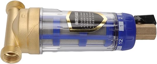 Spin Down Sediment Water Filter,Whole House Spin Down Sediment Water Filter Refined Copper Head Spin Down Sediment Prefilter