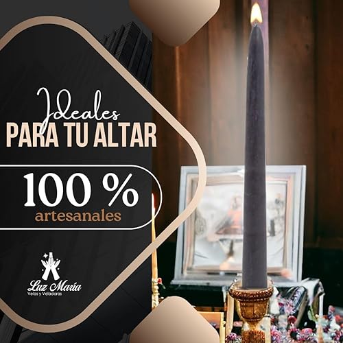 Miniatura 6 de Suet Candle  Black  26 Pieces  To Potentialize Your Rituals  100% Effective