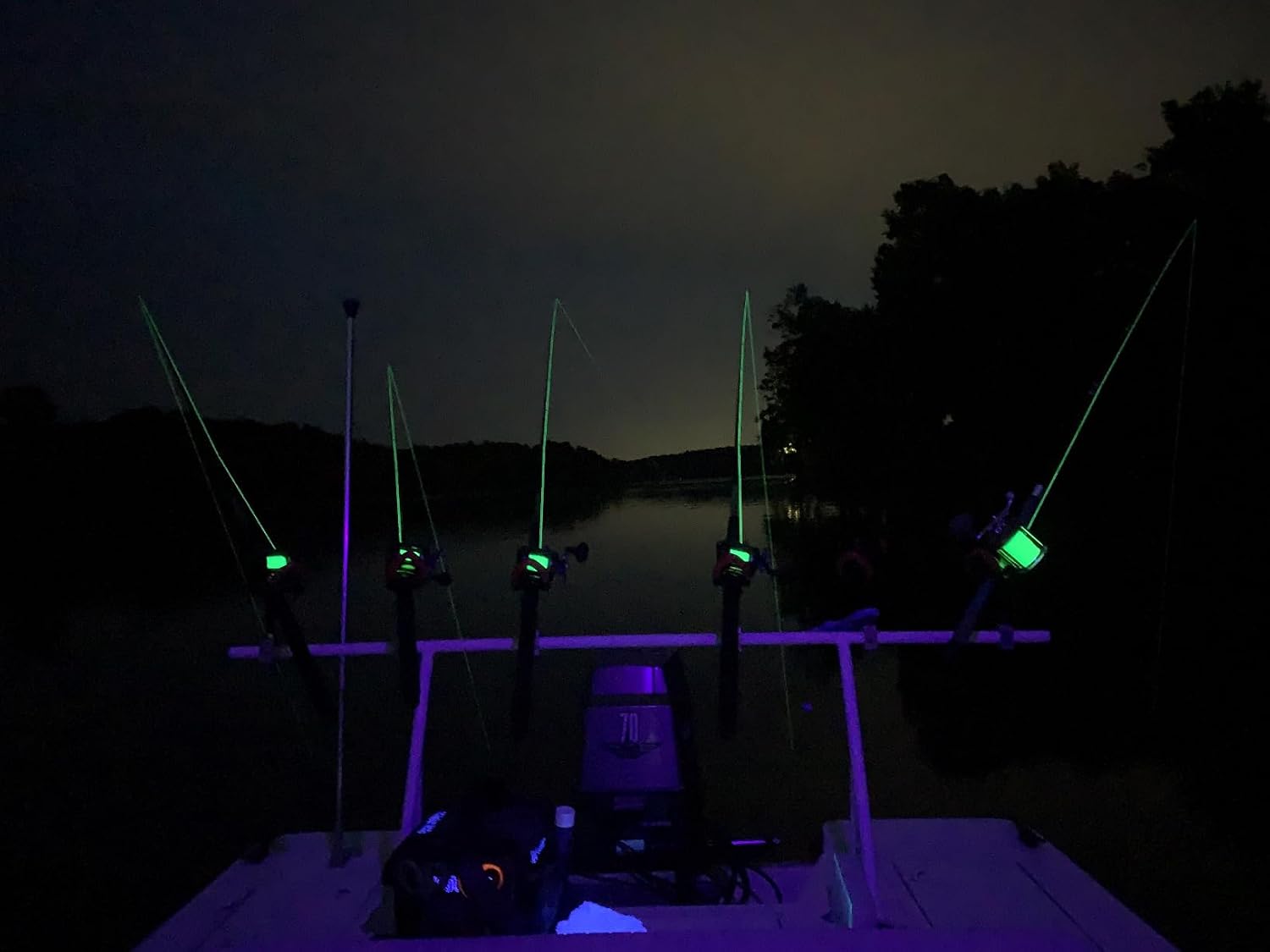 Night Chaser UV Fishing Black Light with Hard Mono Plug Jack Post