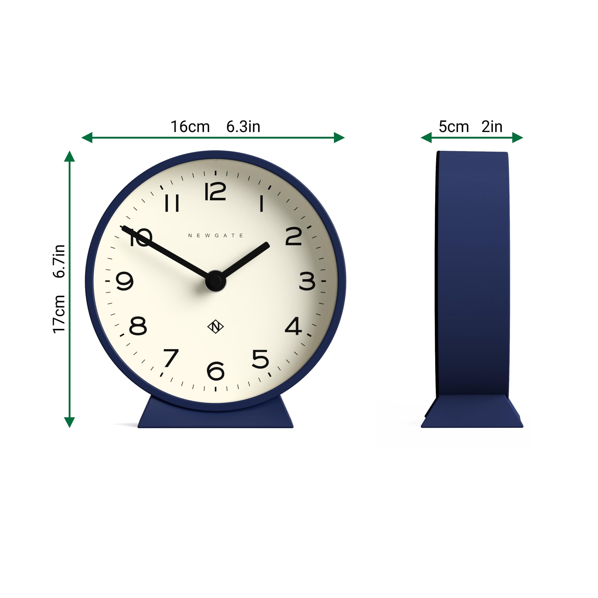 NEWGATE® M Mantel Echo desk clock, Midnight Blue - Image 3