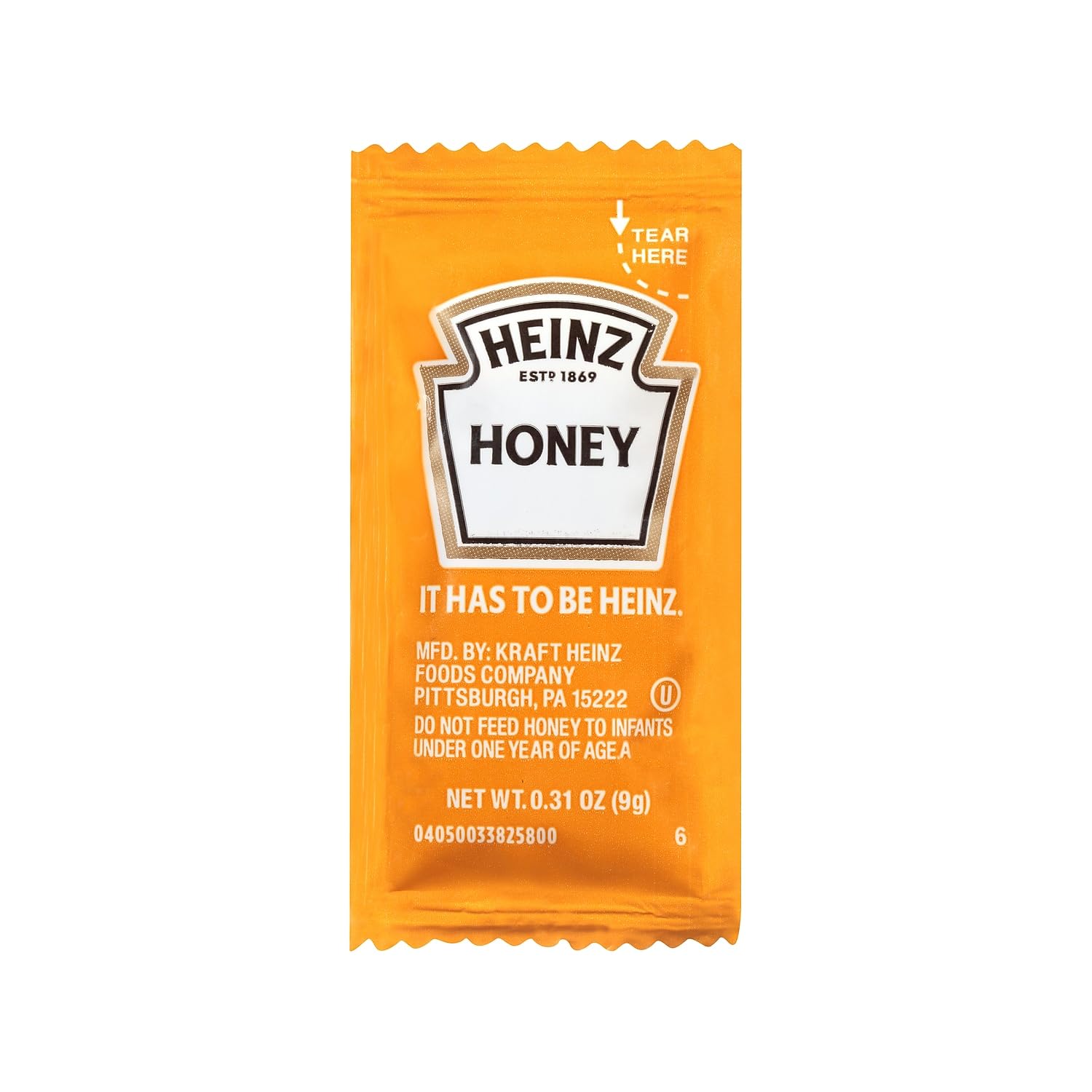 Heinz Honey Single Serve Packet (0.3 oz Packets, Pack of 200)