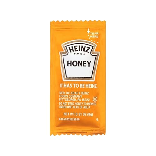 Heinz Paquete de una sola porción de miel (paquetes de 0.3 onzas, paquete de 200)