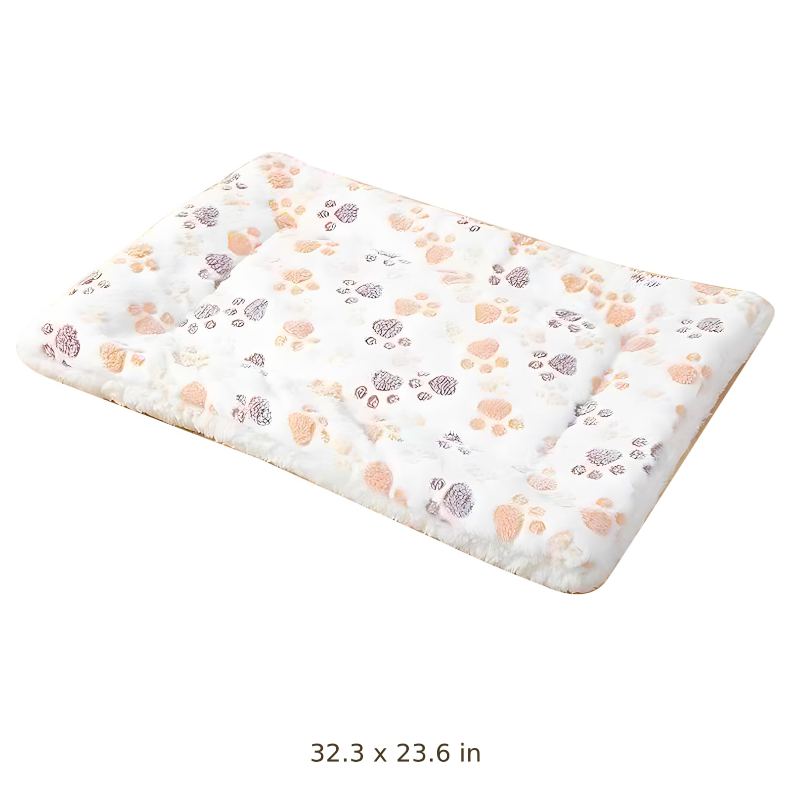 Couvertures pour Animaux, couvertures pour Panier Chien, en Polaire épaisse Double Face, Tapis réversible matelassé à Empreinte de Patte pour Grands Chiens de 25 kg Maximum, Couchage Doux pour Cage