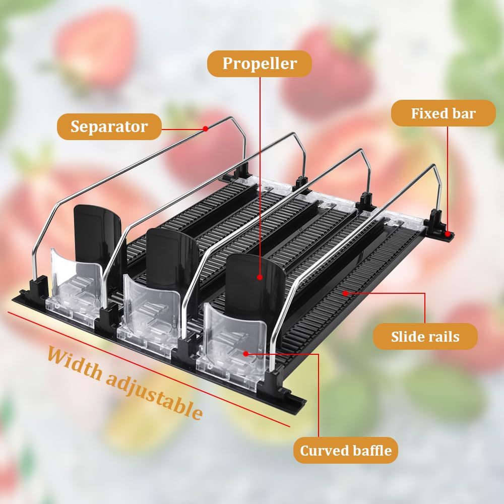 Dispensador de bebidas para frigorífico, organizador para frigorífico, cocina, armario, despensa