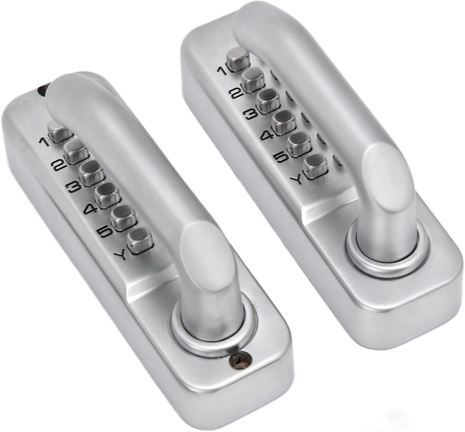 Double Sided Keyless Door Lock, Outdoor Keyless Gate Lock