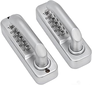 Mechanical Keyless Combination Lever Handle Door Lock, Double Sided Keypad Door Lock, Smart Door Lock Set, Digital Electronic Passcode Lock, Zinc Alloy Gate Locks for Front Door