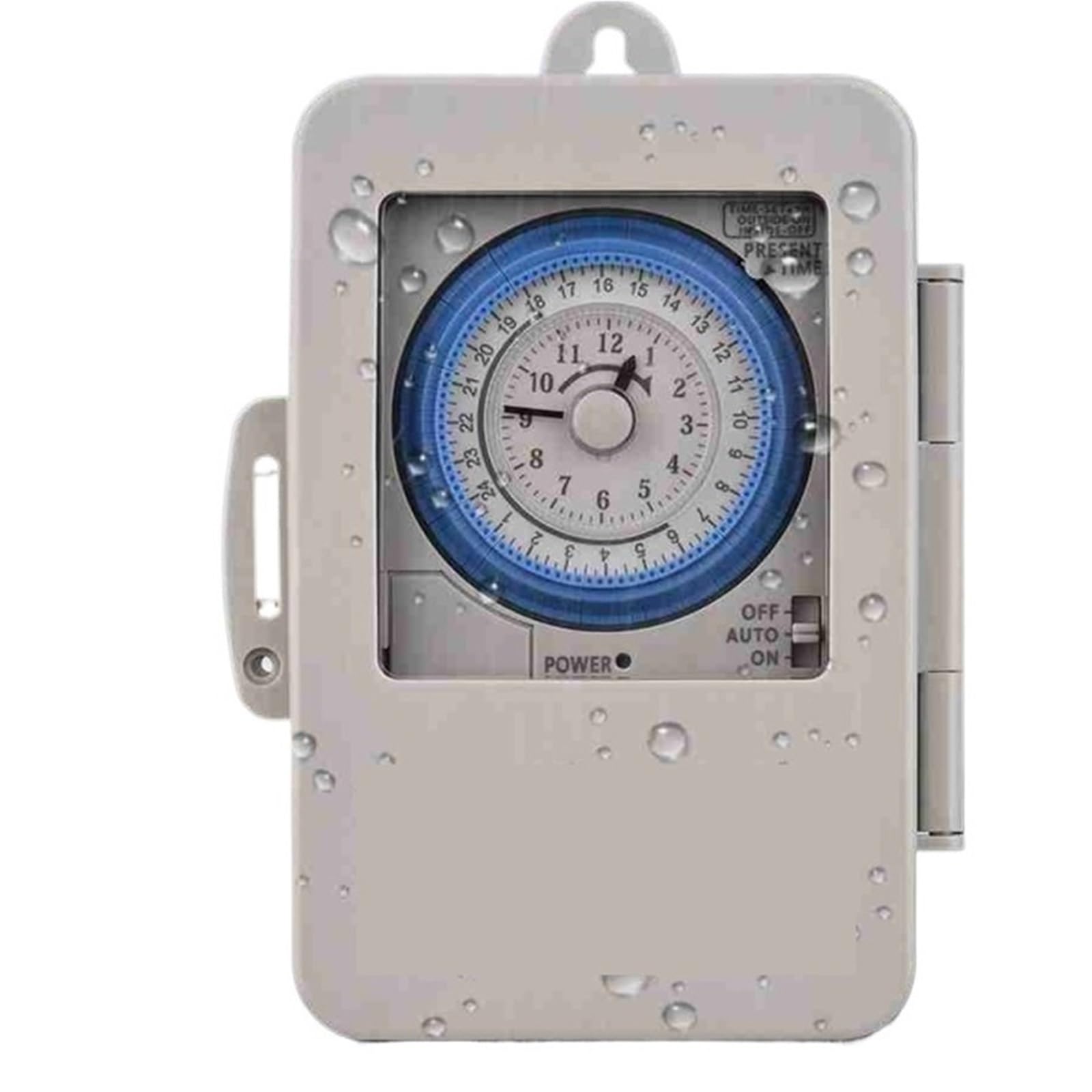 1PCS Mechanical 24 Hours Timer Switch 53 Rating Programmable Electrical Timer Switch Box AC 100-240V 15 Minutes Interval 96 Times