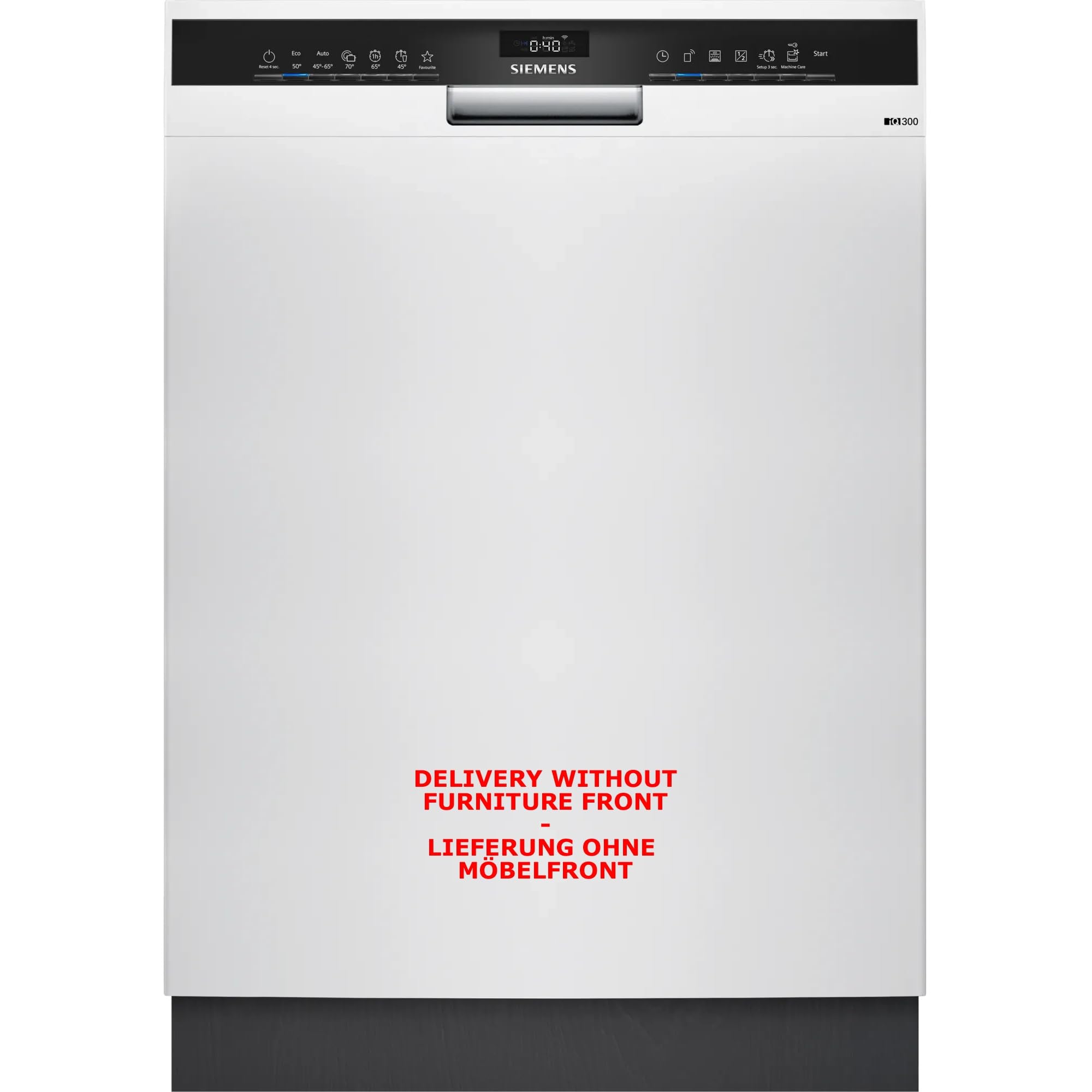 Siemens iQ300 SN43HW10TE - Lavastoviglie sottopiano 60 cm, colore: Bianco