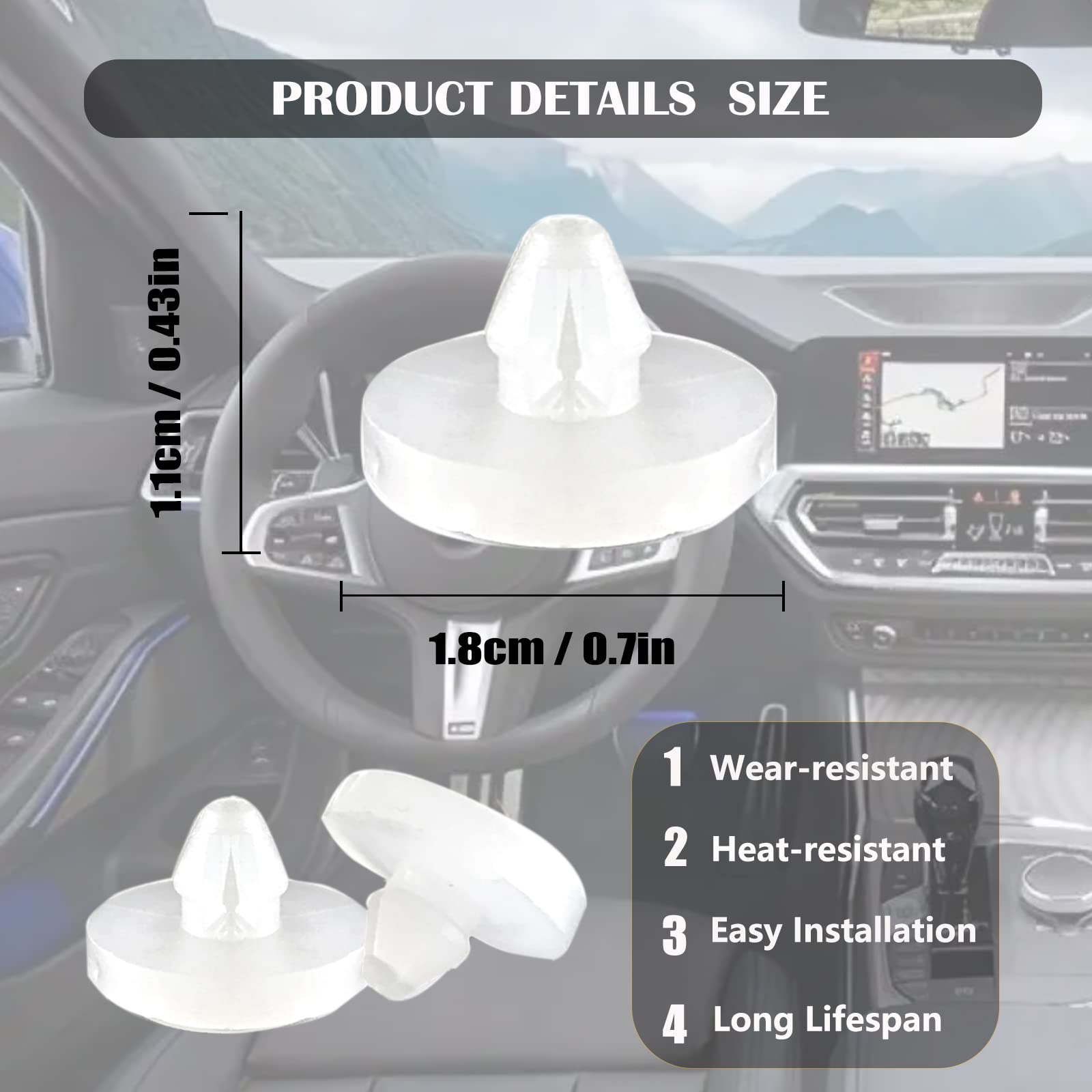 Amazon.com: 12 Pcs 90541-06036 Brake Switch Stopper, Automatic