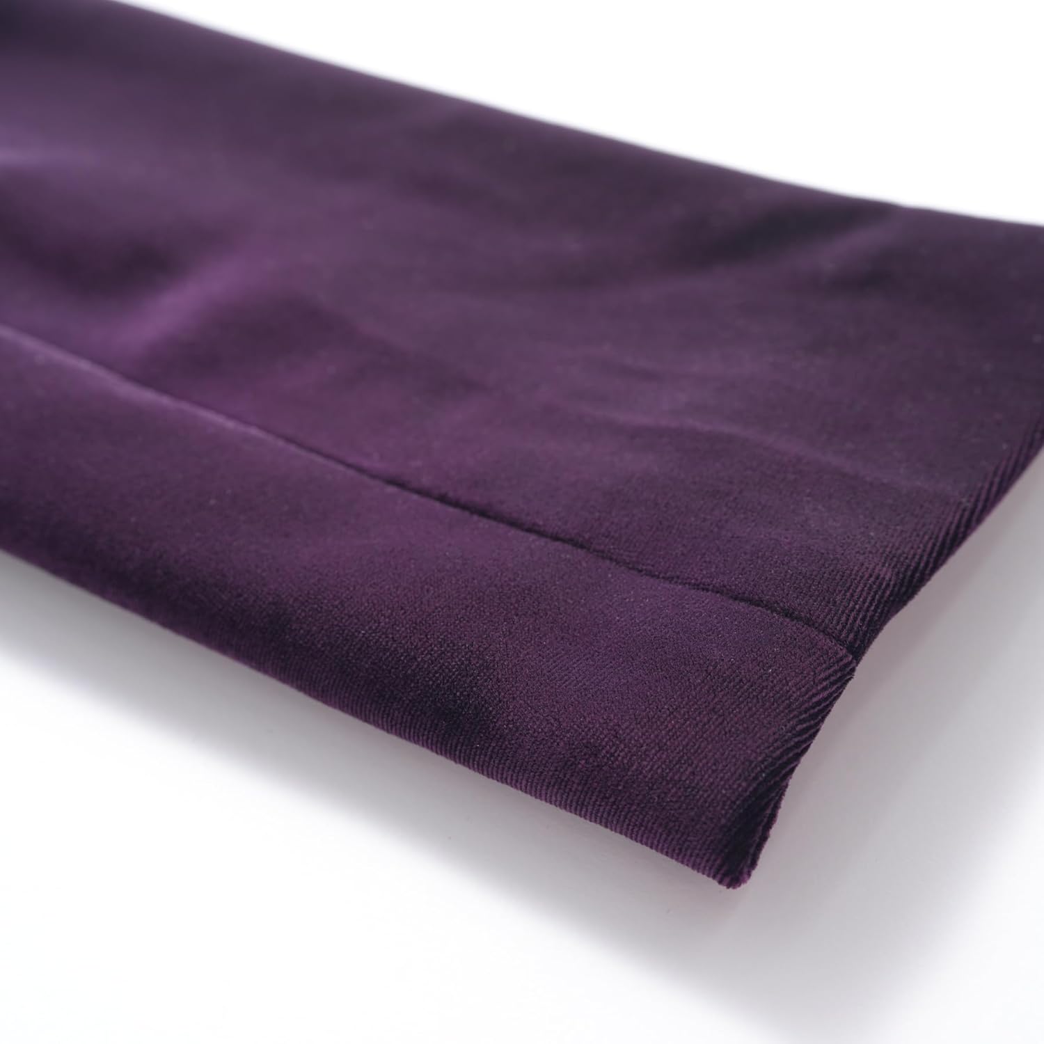 YUNCLOS Womens Velvet Blazer Jacket Slim Fit 1 Button Casual Lapel Office Dress Coat - Image 7