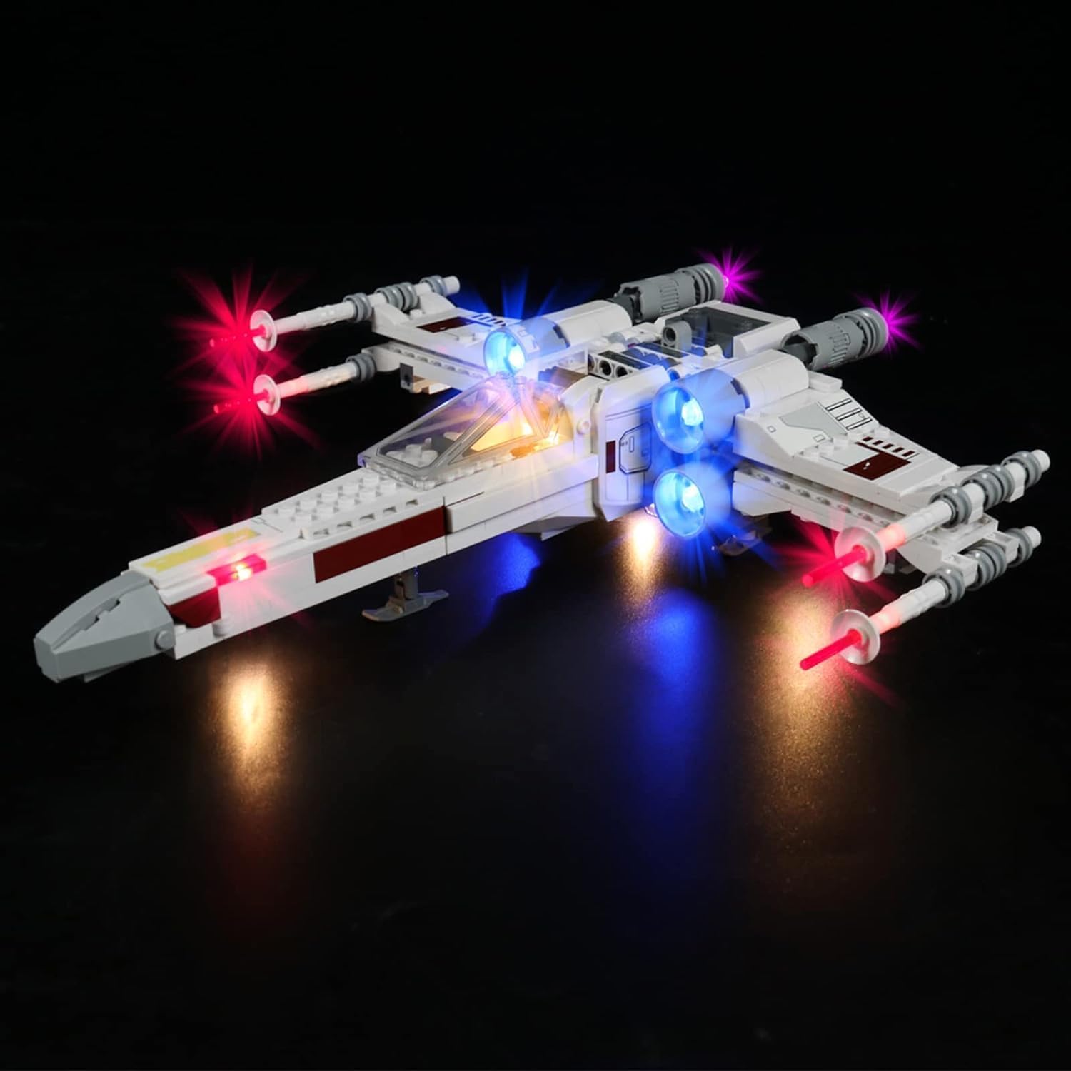 LED Light Kit for Lego 75301 Luke Skywalker's X-Wing Fighter, Light Kit ONLY, Lego Model NOT Included (Standard)