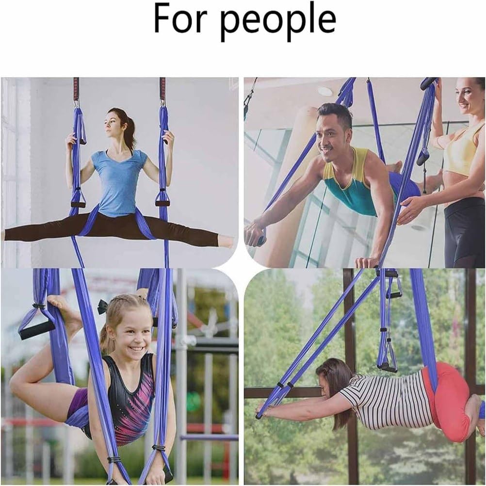 Yoga AéReo, Trapecio De Hamaca De Yoga, Columpio De Hamaca De InversióN De Yoga, Cuerda De TraccióN AéRea No EláStica para Yoga, para Yoga, Pilates Antigravedad