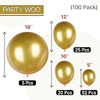 Vista 879 de PartyWoo Nude Balloons 100pcs 12 Inch Apricot Boho Fall Neutral Latex Helium Balloons for Graduation Wedding Anniversary Birthday Boy Baby Shower