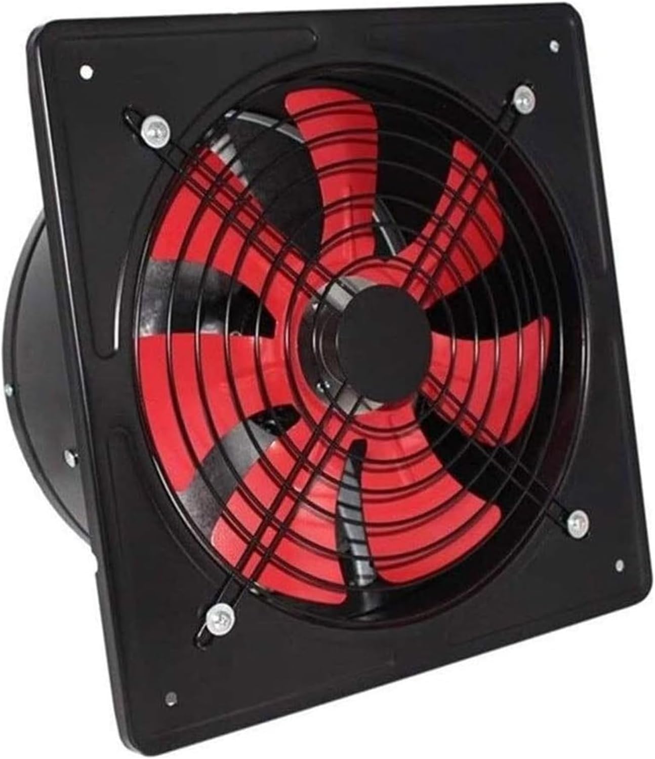 Kitchen Exhaust Fan, Extractor Fan Ventilation Fan 250mm 2100m3/h, Low Noise Heavy Duty Metal Axial Exhaust Ventilation