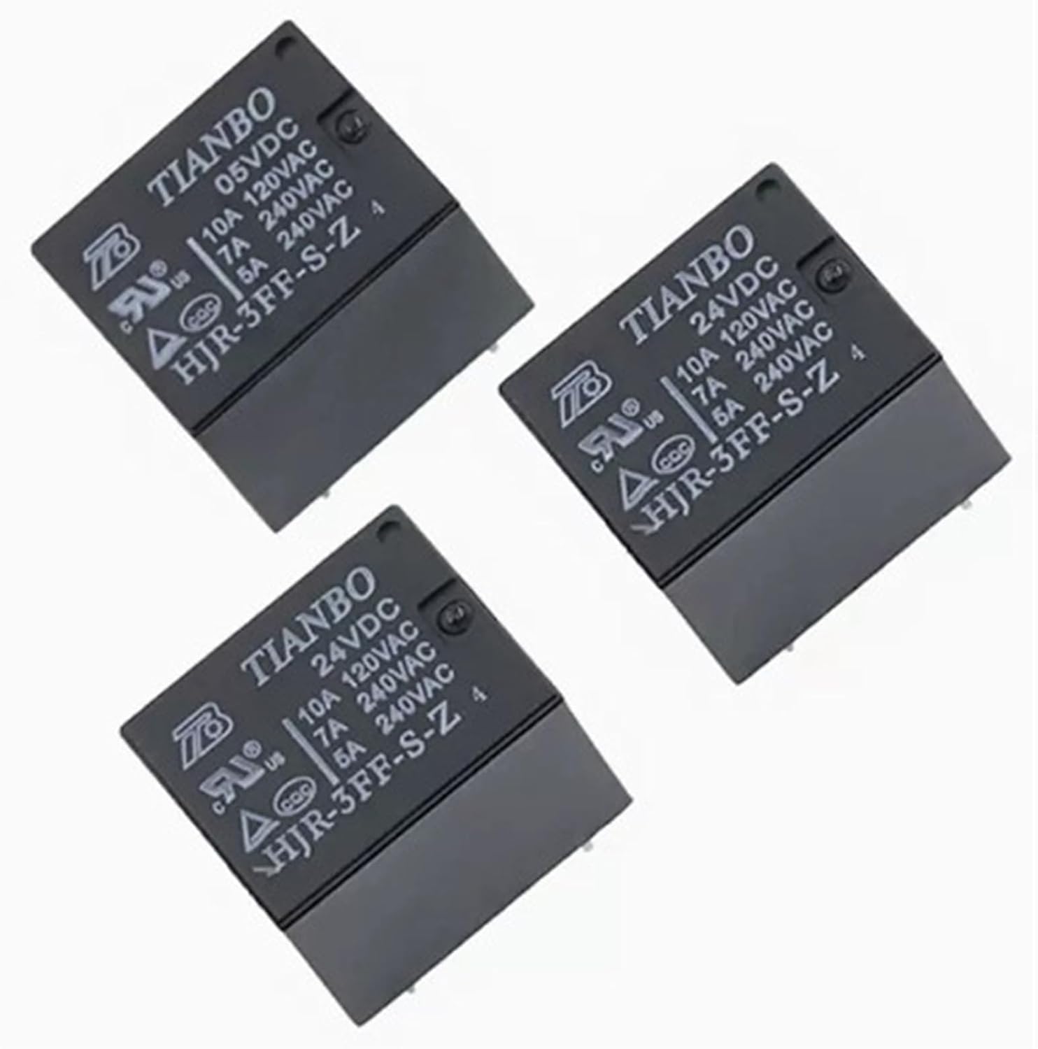 Amazon.com: WALkfb Power Relay HJR-3FF-S-Z 12VDC 5VDC/24VDC, one Set of ...