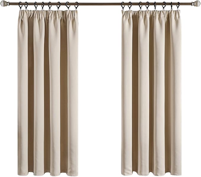 rideau phonique galon fronceur