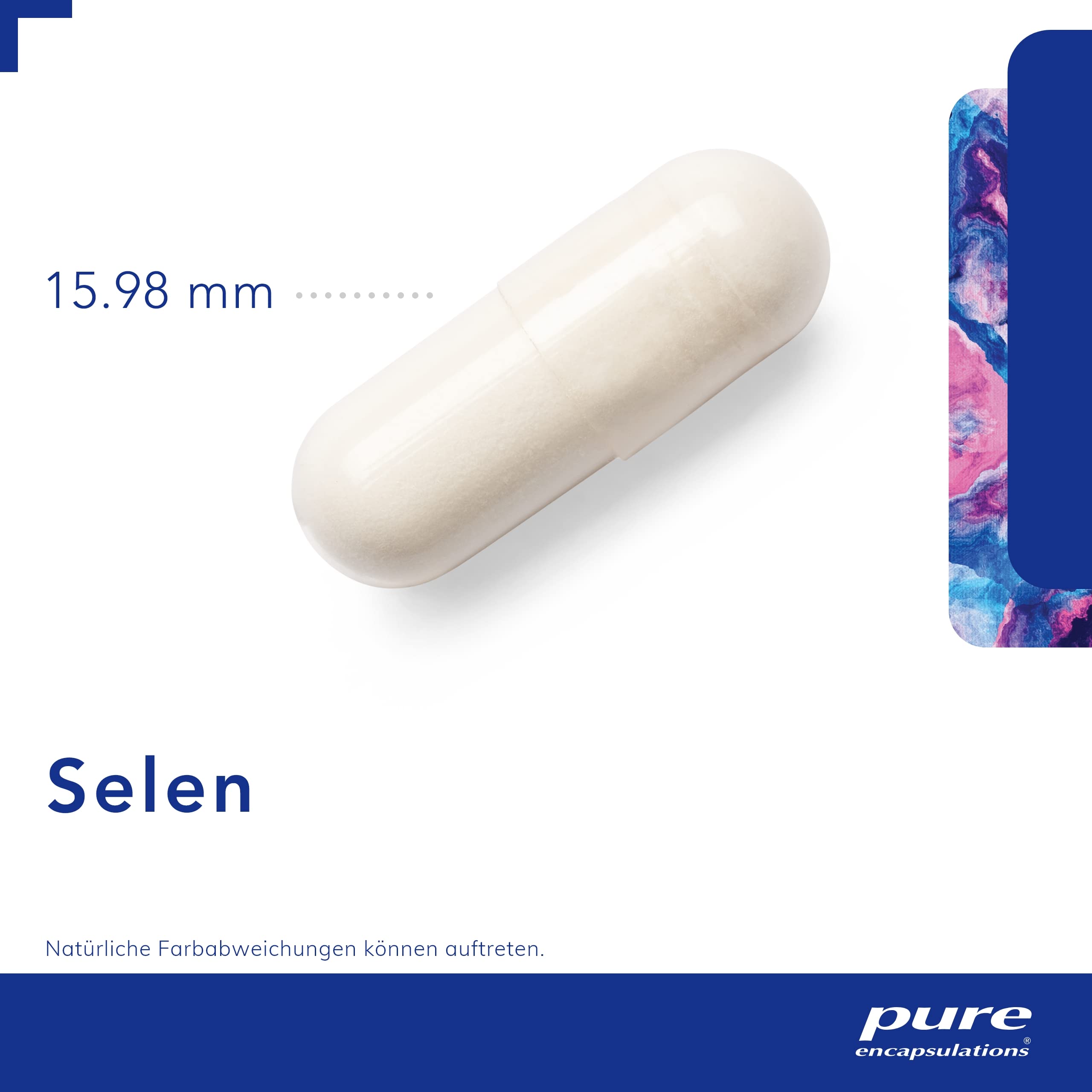 Pure Encapsulations - Selen (Selenmethionin) - Hochwertiges Selen für Schilddrüse und Immunsystem - 60 Kapseln